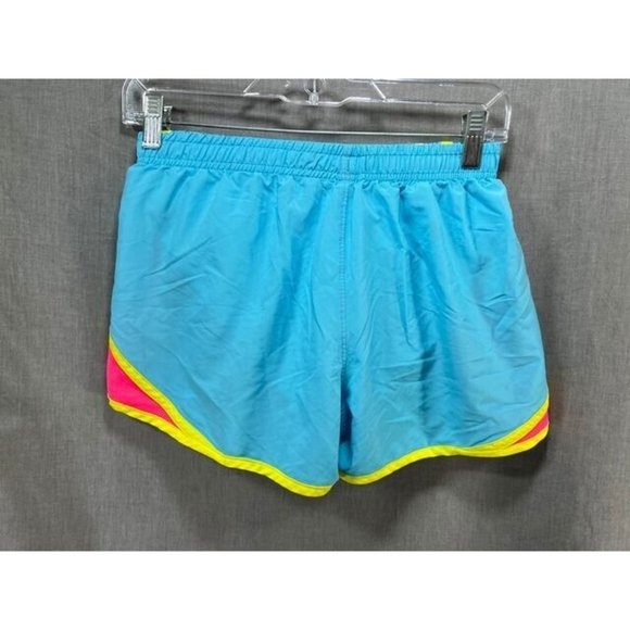Under Armour Heat Gear Shorts Womens Small Blue Drawstring Gym Ladies. - Picture 4 of 7